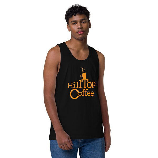 Hilltop Coffee Tank Top (Orange logo)